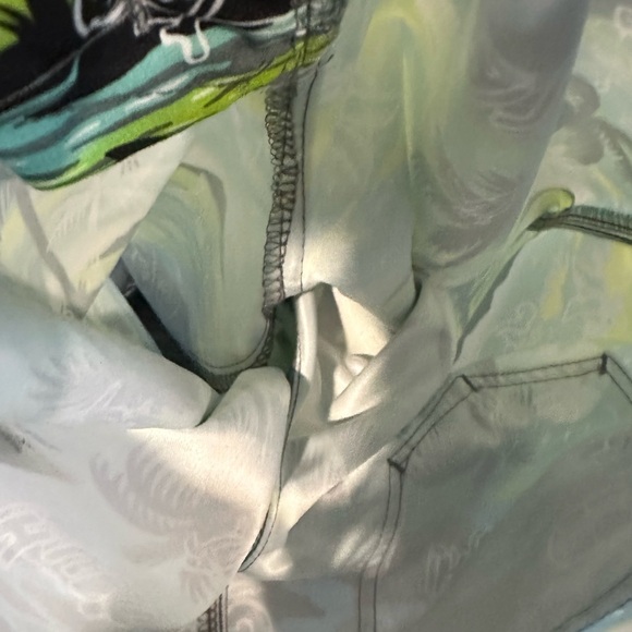 HURLEY Board Shorts for Boys, Size 10 / 25…Hawaiian Print Blue, & Green. NWT! - Picture 6 of 10